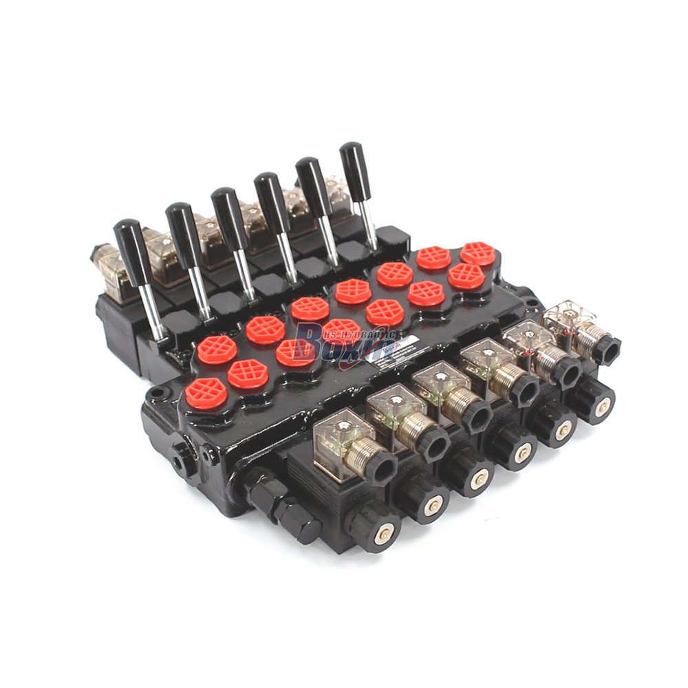 SD5-PG2 电磁 6 联 单块式方向阀 image