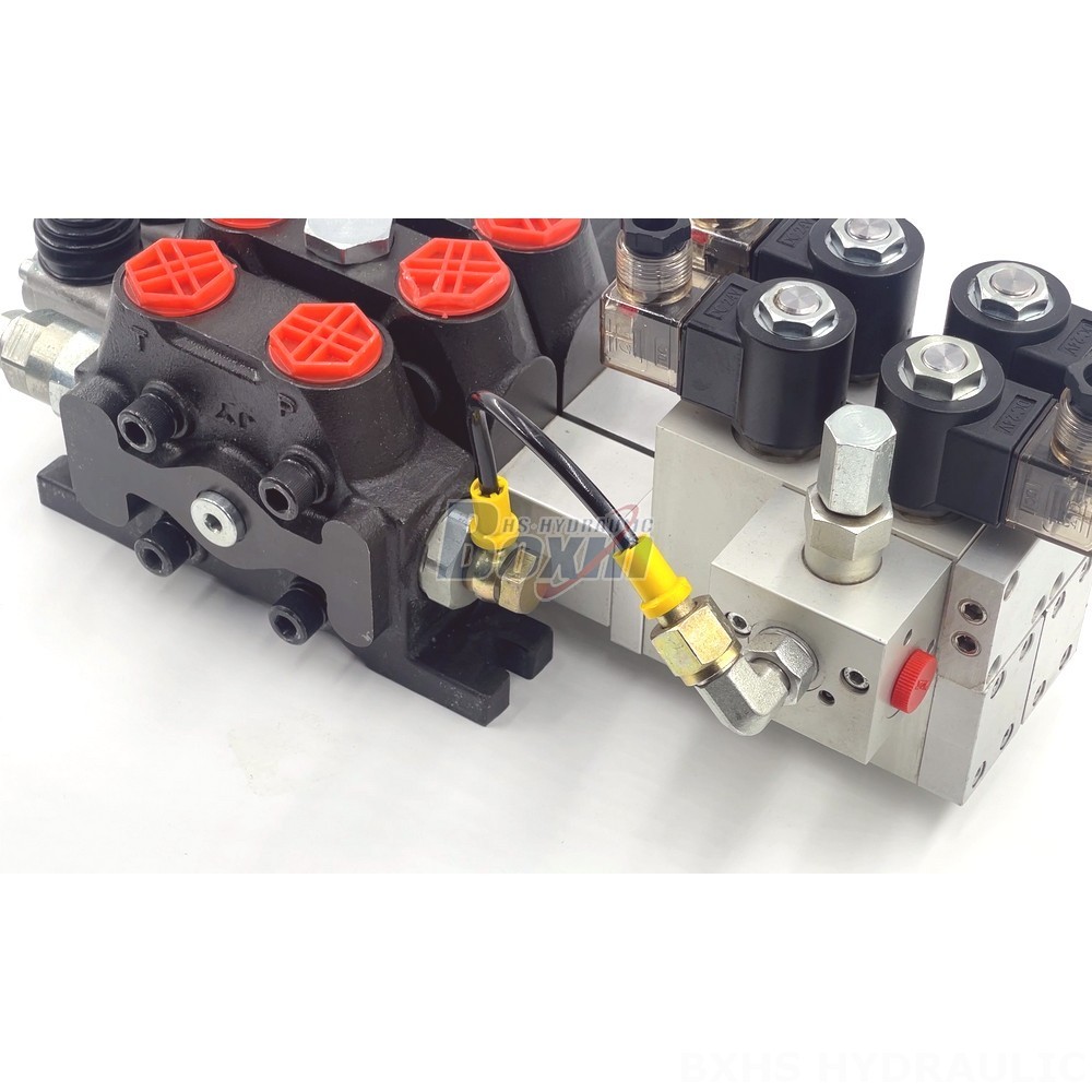 Solenoid Valve 100mpa 2-Spool Sectional Directional Valve - DCV100 Model | Wholesale and OEM detail image
