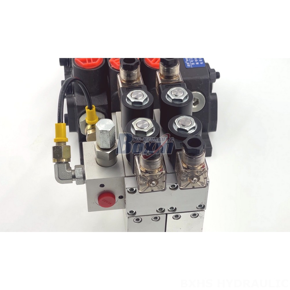 Solenoid Valve 100mpa 2-Spool Sectional Directional Valve - DCV100 Model | Wholesale and OEM detail image