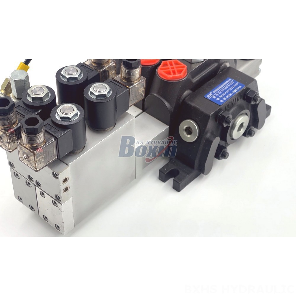 Solenoid Valve 100mpa 2-Spool Sectional Directional Valve - DCV100 Model | Wholesale and OEM detail image