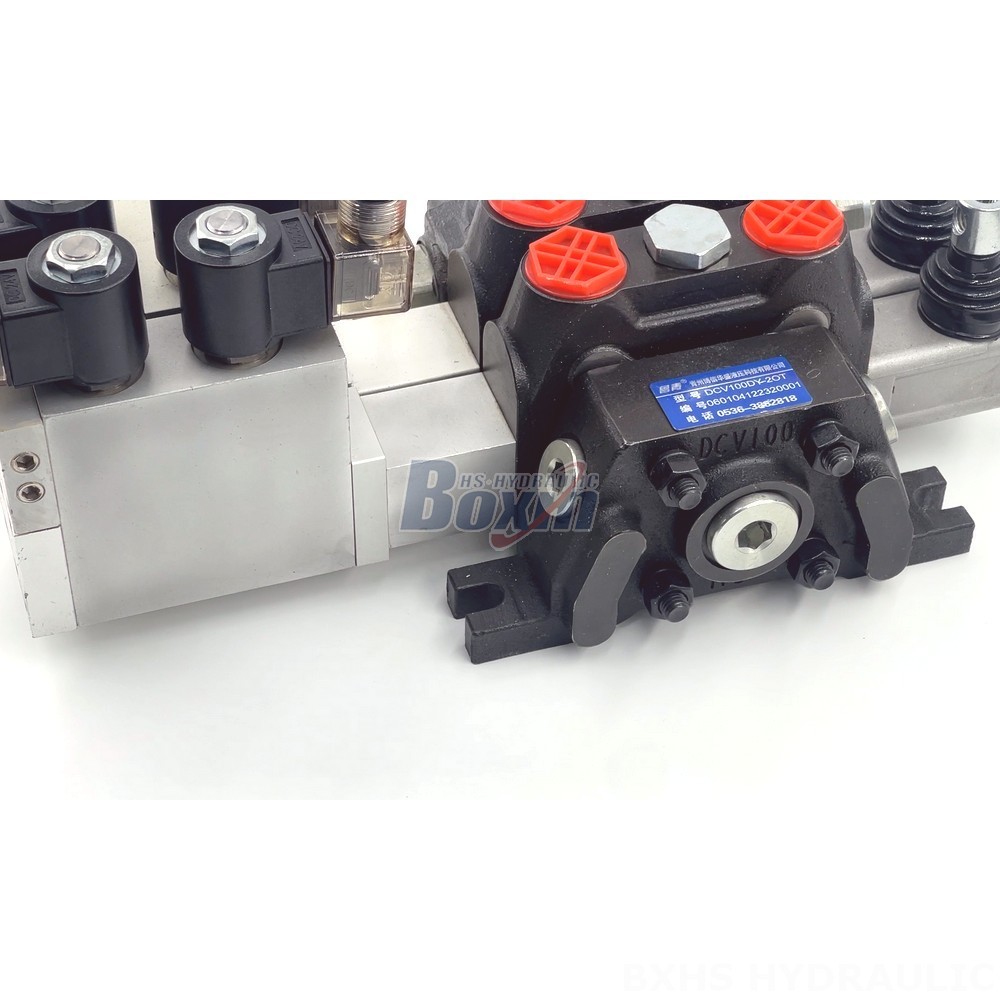 Solenoid Operated Control Valve Customize Electro-hydraulic 2 Spool Sectional Directional Valves detail image