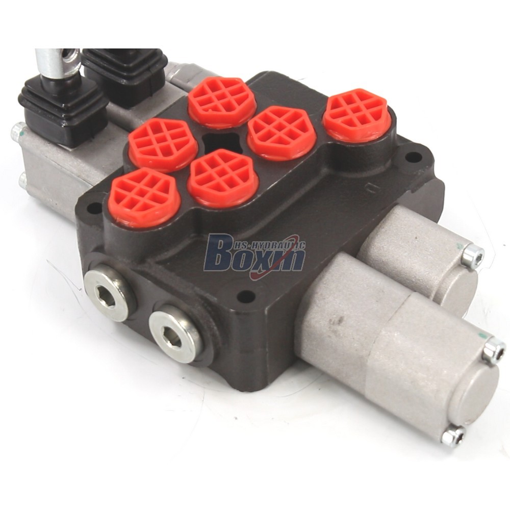 DCV20 Manual Hydraulic Monoblock Valve with 2 Spool Configuration detail image