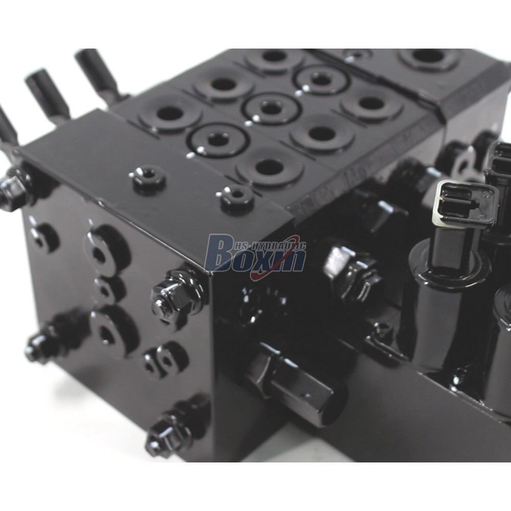 OEM/ODM Services for DCV55 Electro-hydraulic 3 Spool Sectional Directional Valve and Custom Labeling detail image