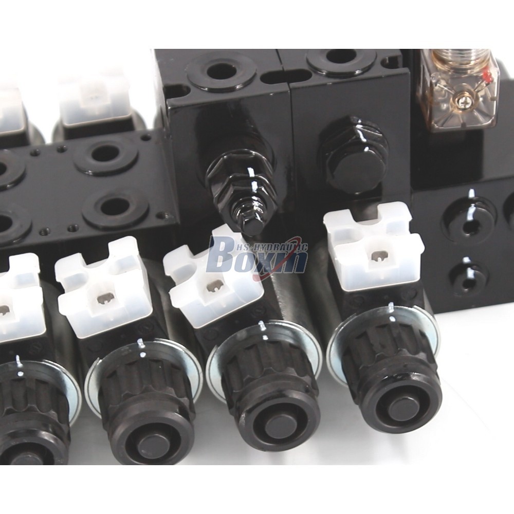 Multi-Spool Solenoid Sectional Directional Valve DCV56-H for Mobile Machinery detail image