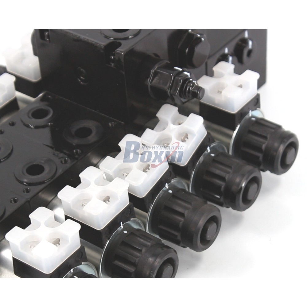 Multi-Spool Solenoid Sectional Directional Valve DCV56-H for Mobile Machinery detail image