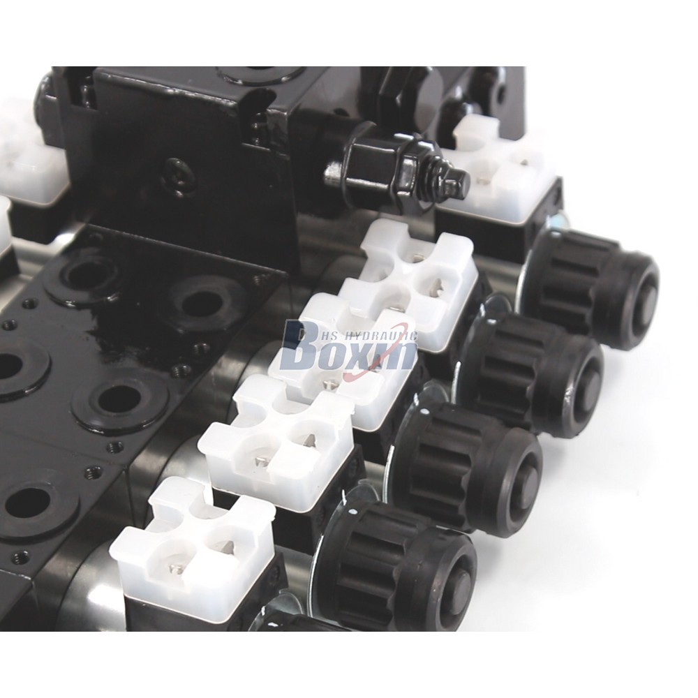 Hydraulic Valve Manufacturer Providing DCV56-H 5 Spool Solenoid Sectional Valves detail image