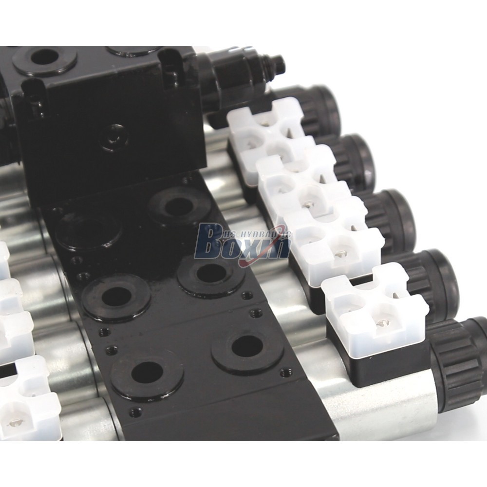 Hydraulic Valve Manufacturer Providing DCV56-H 5 Spool Solenoid Sectional Valves detail image