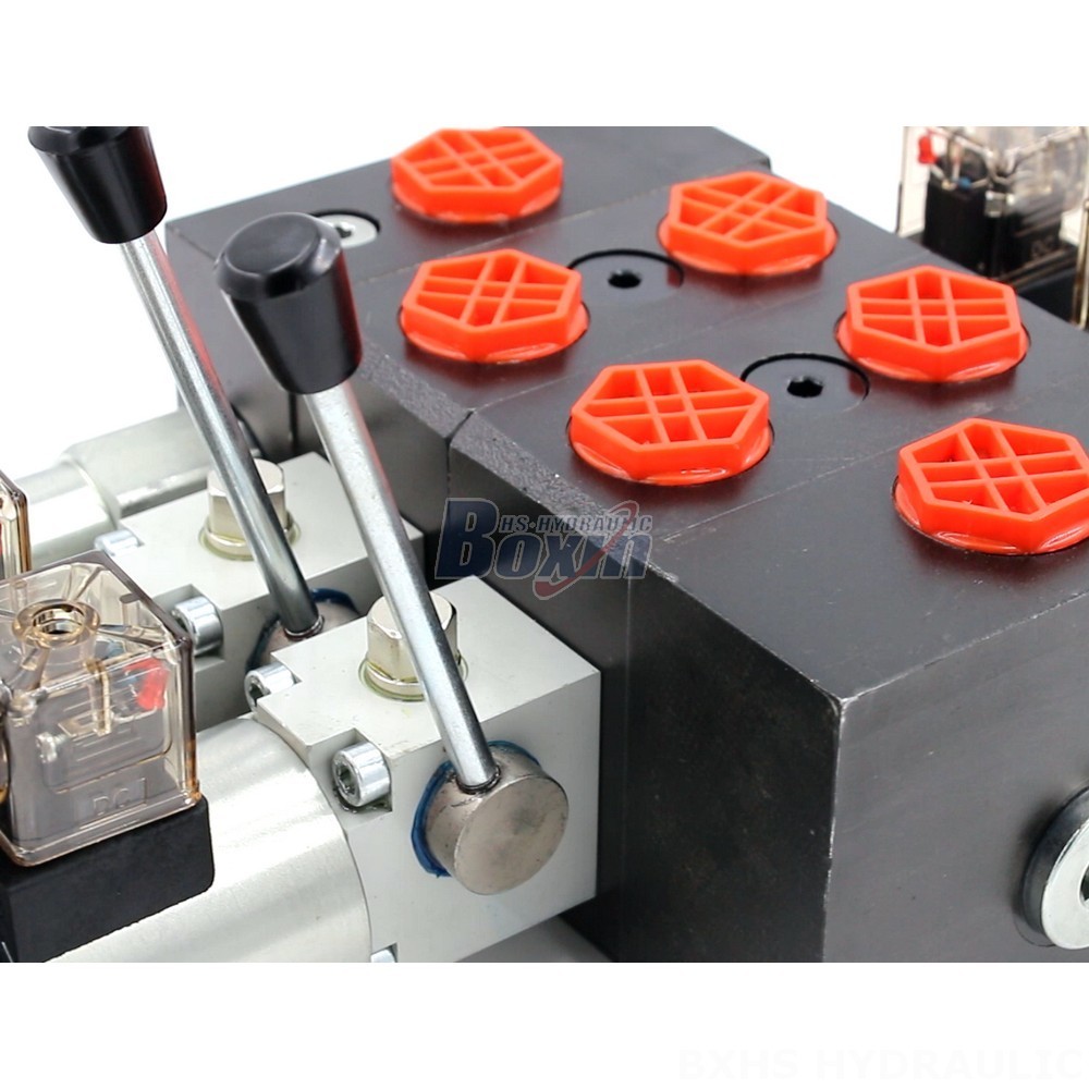 5 Spool Selenoid Hydraulic Valve DCV58 Directional Valve | Precision Engineering and Durability detail image