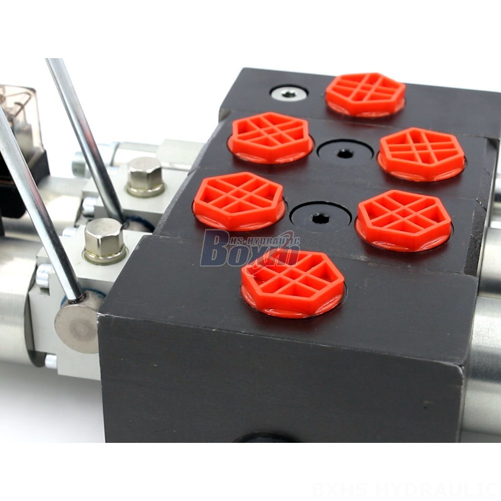 5 Spool Selenoid Hydraulic Valve DCV58 Directional Valve | Precision Engineering and Durability detail image