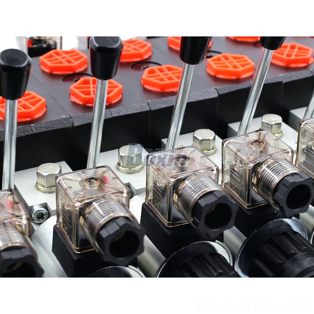 Backhoe Control Valve Hydraulic Customizable DCV58 Solenoid Valve: Meet Your Exact Requirements detail image