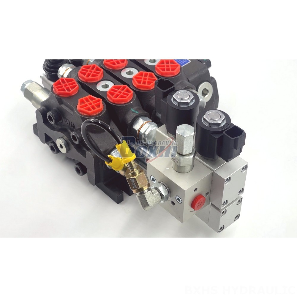 Electro-hydraulic 2 Spool Directional Valve | DCV60 Series | High Quality & Reliable detail image