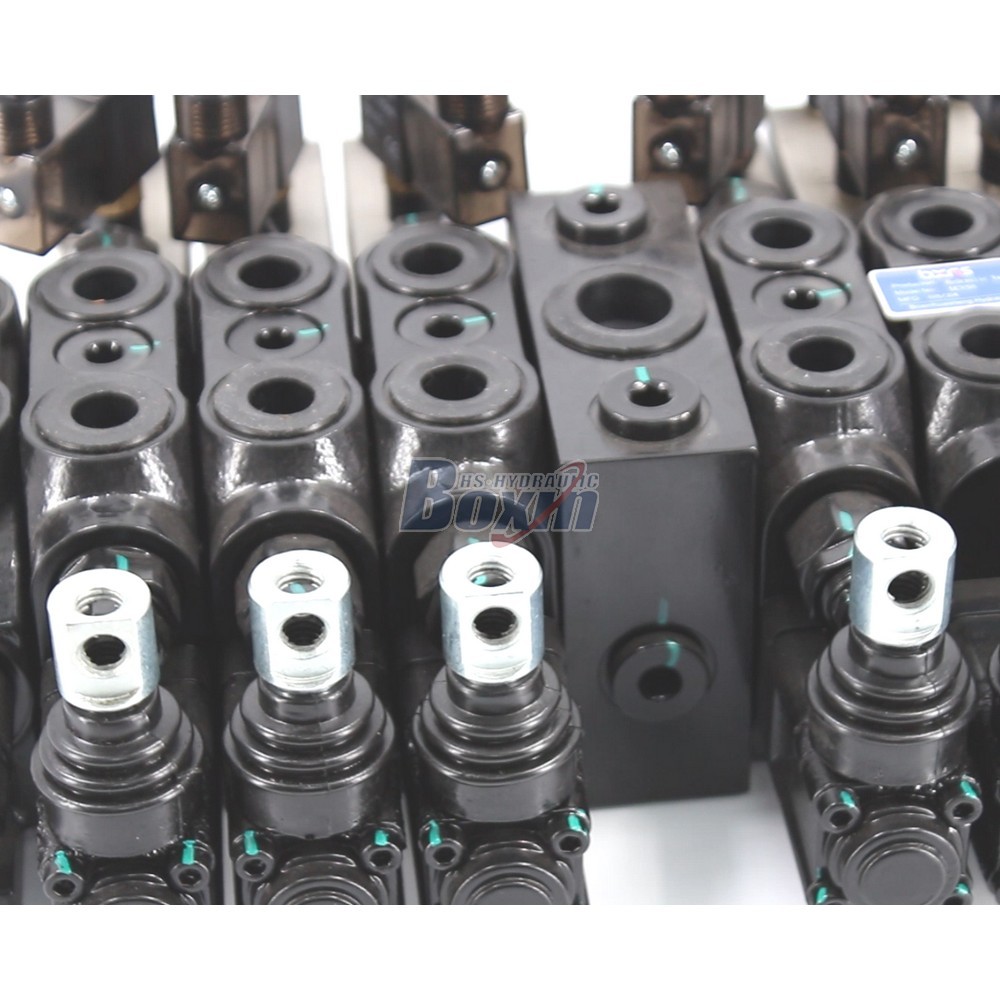 DCV60 Electro-pneumatic 6 Spool Sectional Directional Valve detail image