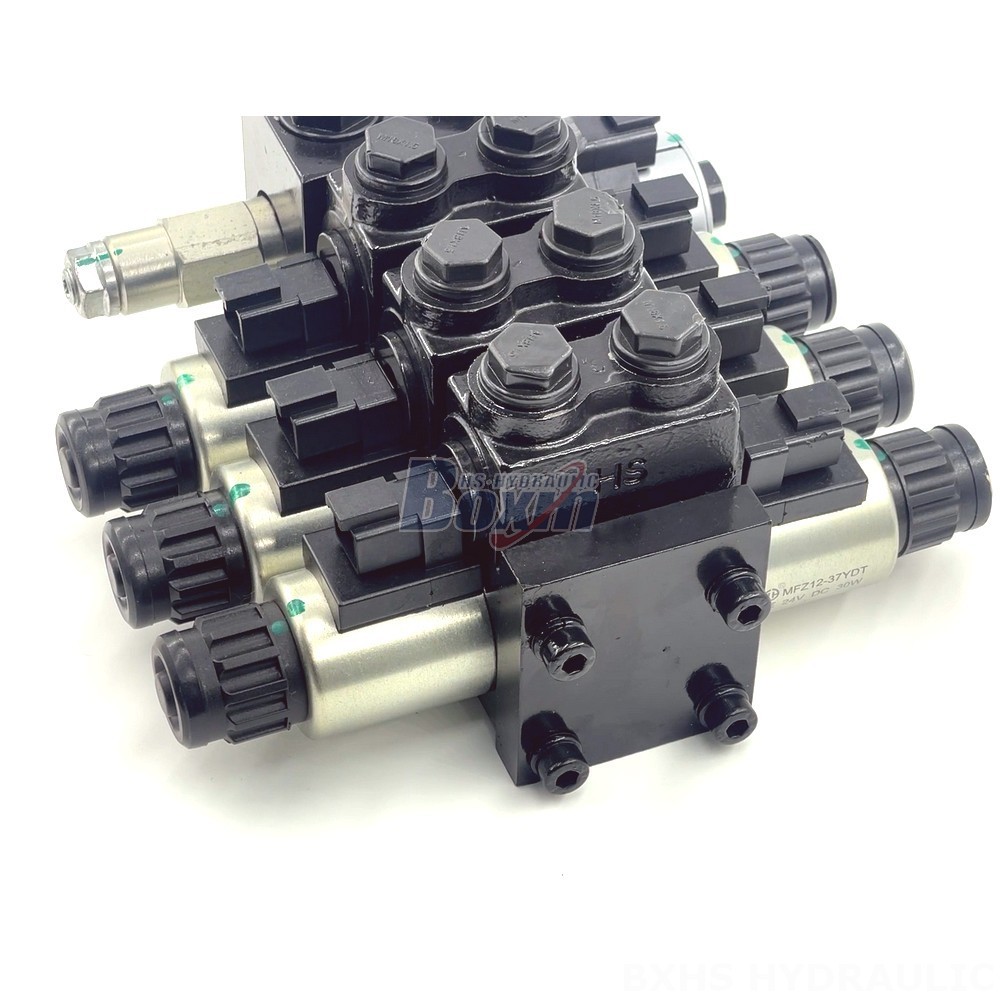 Sawmill Hydraulic Valve 3-Spool Solenoid Valve | HDCF50 Model | Factory Direct & Customizable detail image