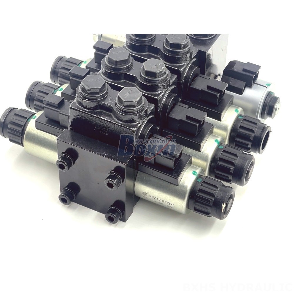 Sawmill Hydraulic Valve 3-Spool Solenoid Valve | HDCF50 Model | Factory Direct & Customizable detail image