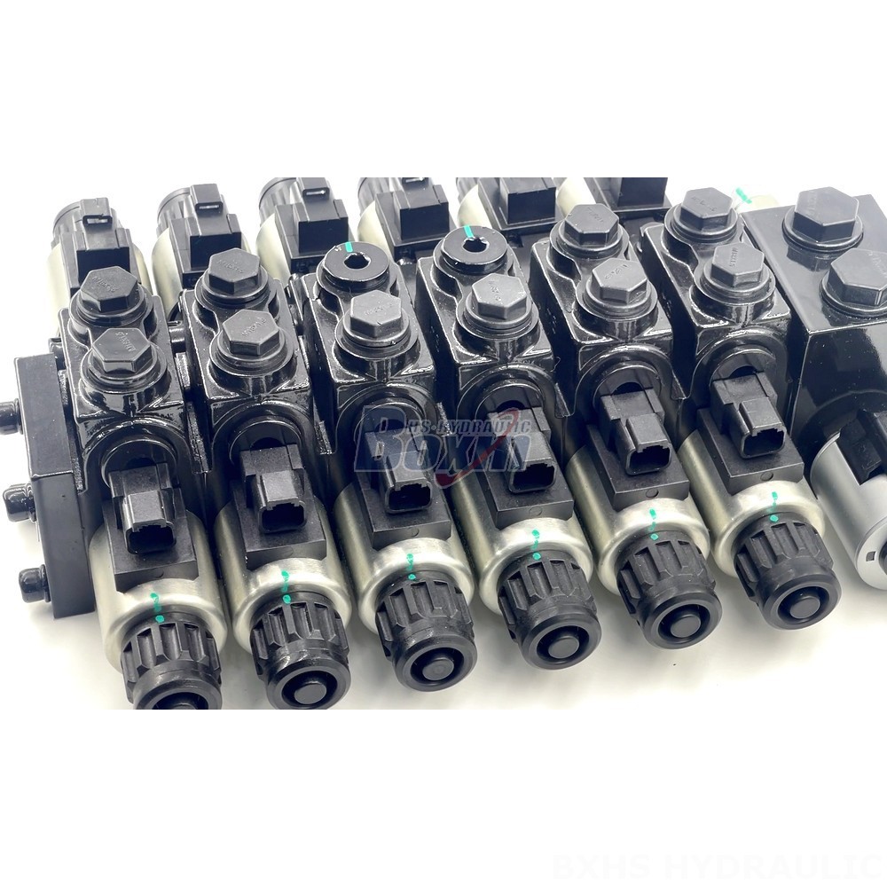 Hydraulic Steering Unit 6-Spool Solenoid Valve | HDCF50 Model | Factory Direct & Customizable detail image