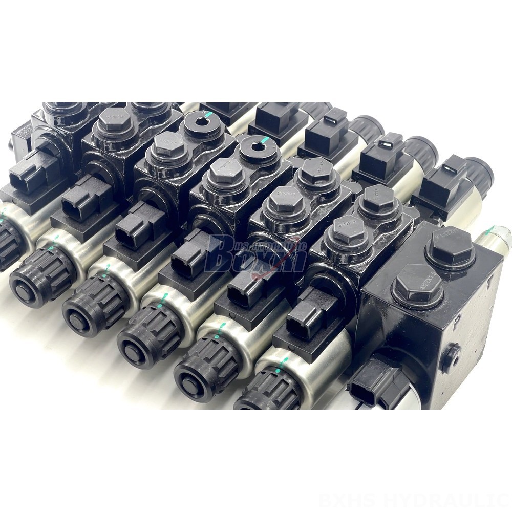 Hydraulic Steering Unit 6-Spool Solenoid Valve | HDCF50 Model | Factory Direct & Customizable detail image