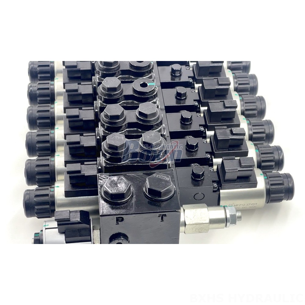 Hydraulic Steering Unit 6-Spool Solenoid Valve | HDCF50 Model | Factory Direct & Customizable detail image