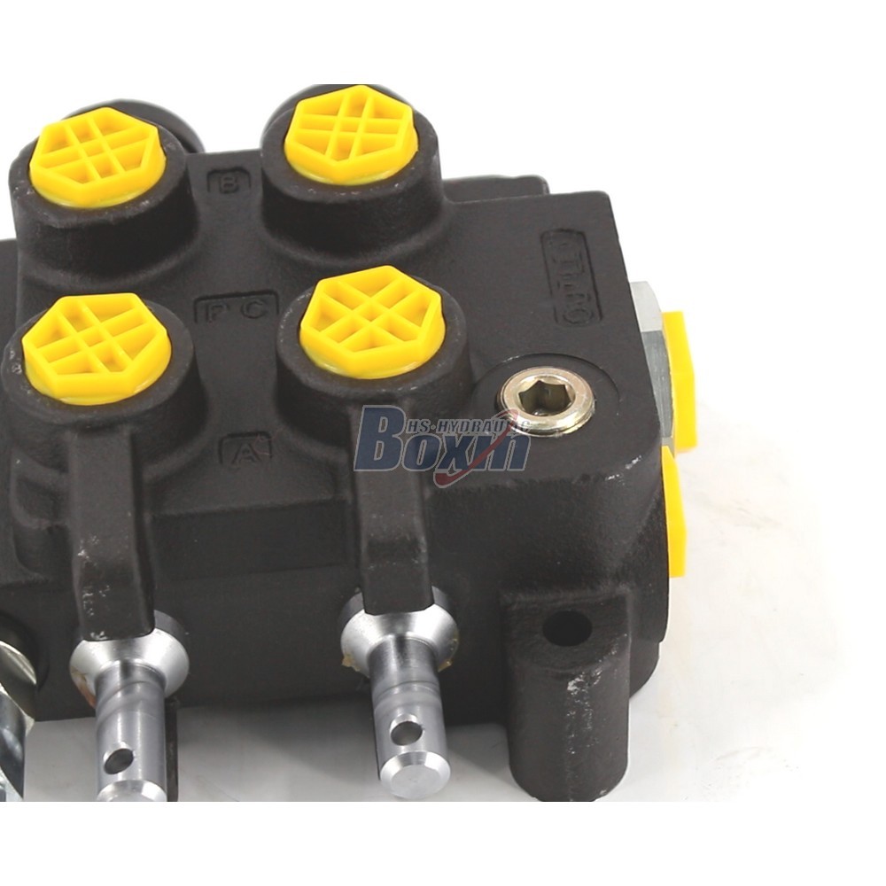 OEM and Custom HSSP-2OT-J 2 Spool Monoblock Directional Valve Services detail image