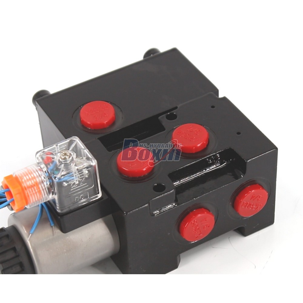 Electric Control HSV06-AQF 2 Spool Solenoid Diverter Valve detail image