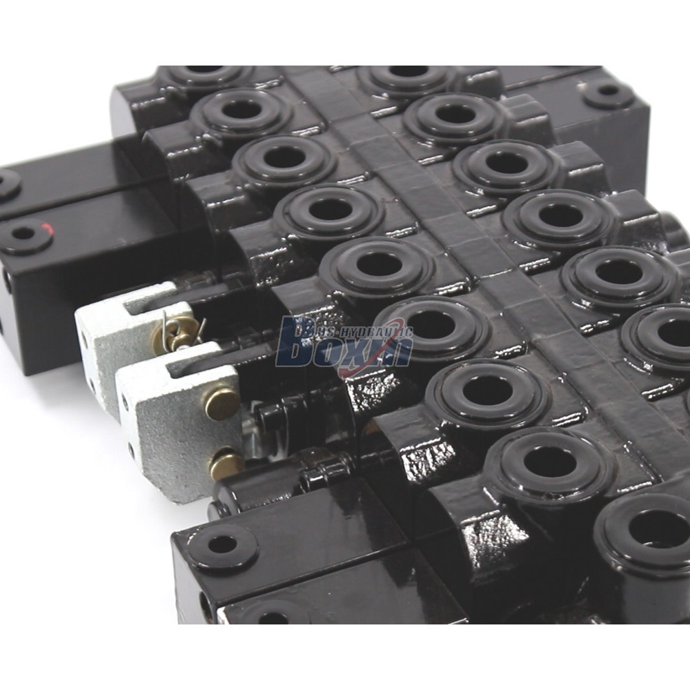 8 Spool Hydraulic Directional Control Valve HSW50 Manual Override detail image