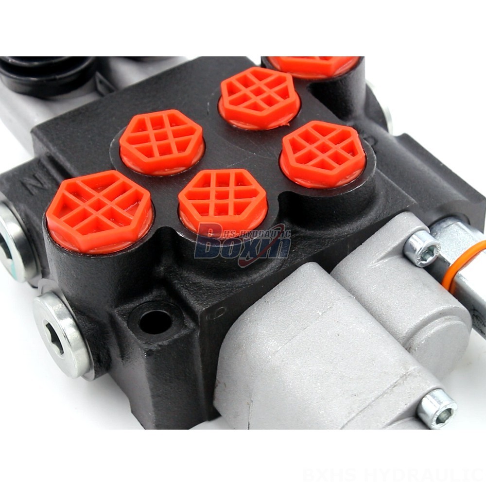 4 Way Hydraulic Diverter Valve High-Performance Hydraulic Valve: P40-AQF-G38-G12 Manual 2 Spool detail image