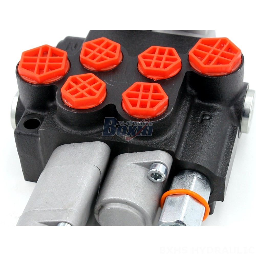 4 Way Hydraulic Diverter Valve High-Performance Hydraulic Valve: P40-AQF-G38-G12 Manual 2 Spool detail image