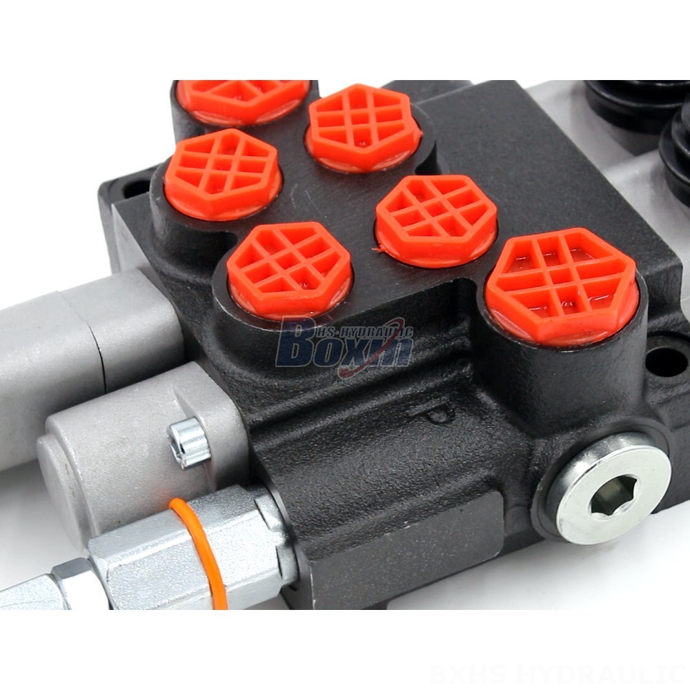 4 Way Hydraulic Diverter Valve High-Performance Hydraulic Valve: P40-AQF-G38-G12 Manual 2 Spool detail image