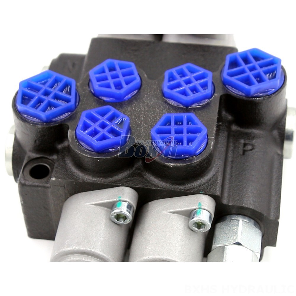 4 Way Hydraulic Joystick P40-G12-G38-OT Monoblock Directional Valve | High-Quality & Reliable detail image