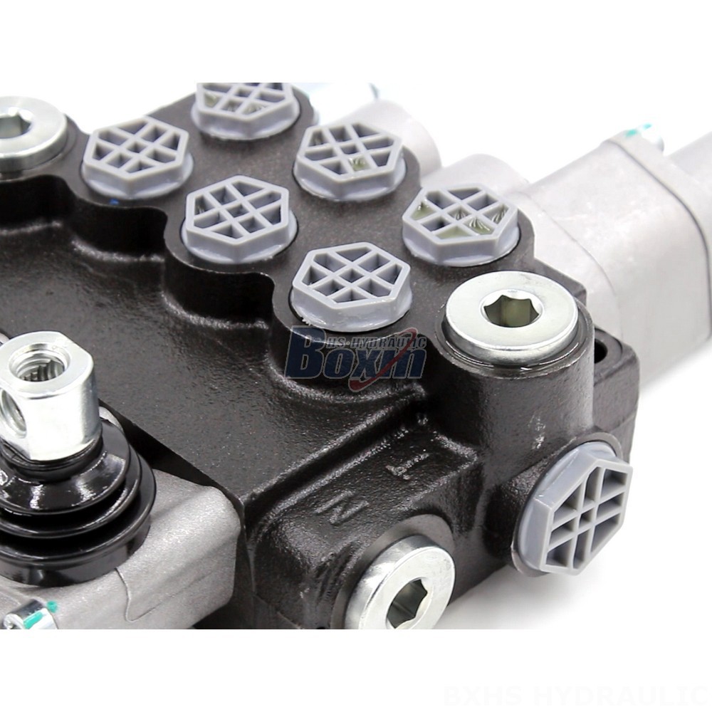 Hydraulic Monoblock Solenoid Control Valve P40-G12-G38 3-Way Hydraulic Valve | Wholesale & OEM detail image