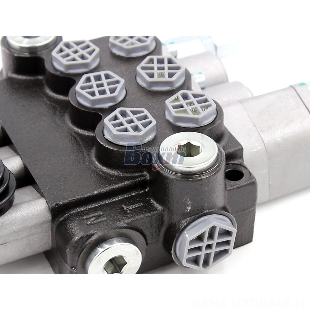 Autocycle Hydraulic Valve 3 Spool Manual Directional Valve - P40-G12-G38 | Factory & Supplier detail image