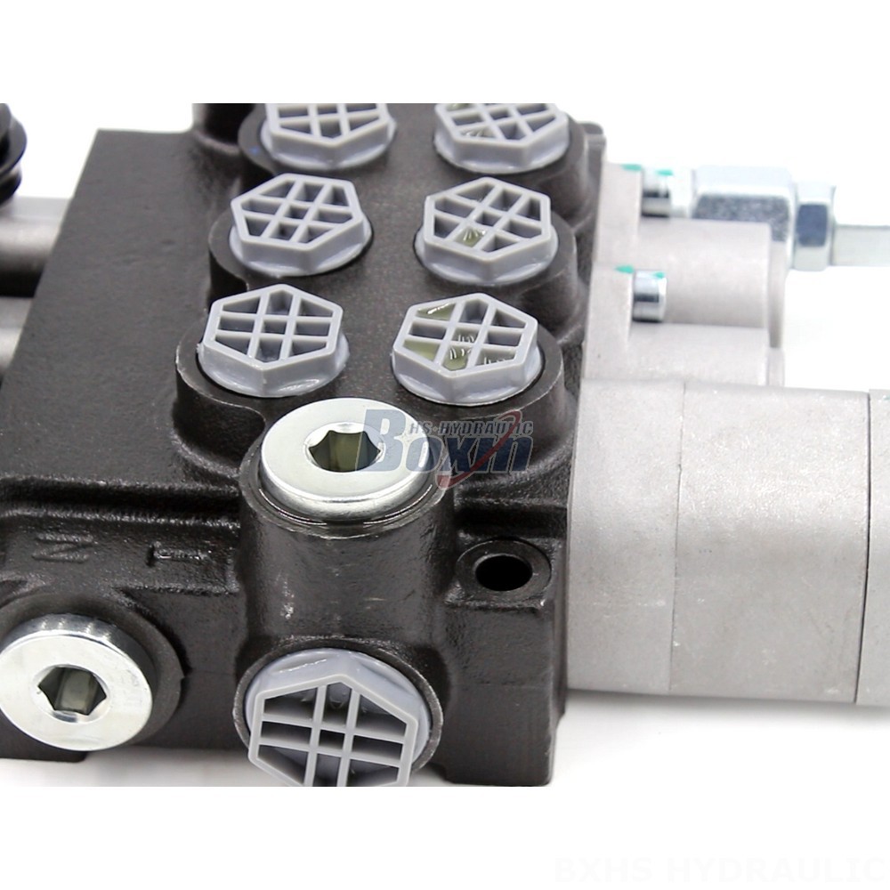 Hydraulic Monoblock Solenoid Control Valve P40-G12-G38 3-Way Hydraulic Valve | Wholesale & OEM detail image