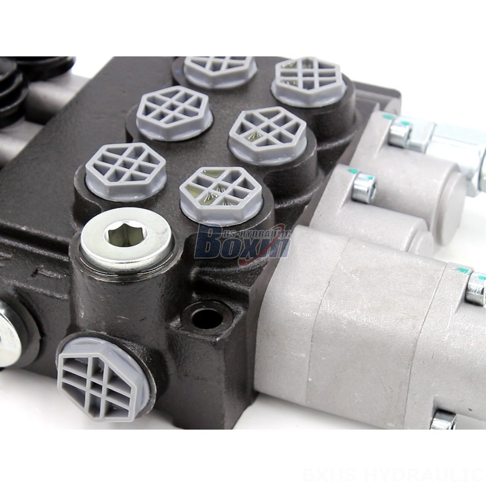 Autocycle Hydraulic Valve 3 Spool Manual Directional Valve - P40-G12-G38 | Factory & Supplier detail image