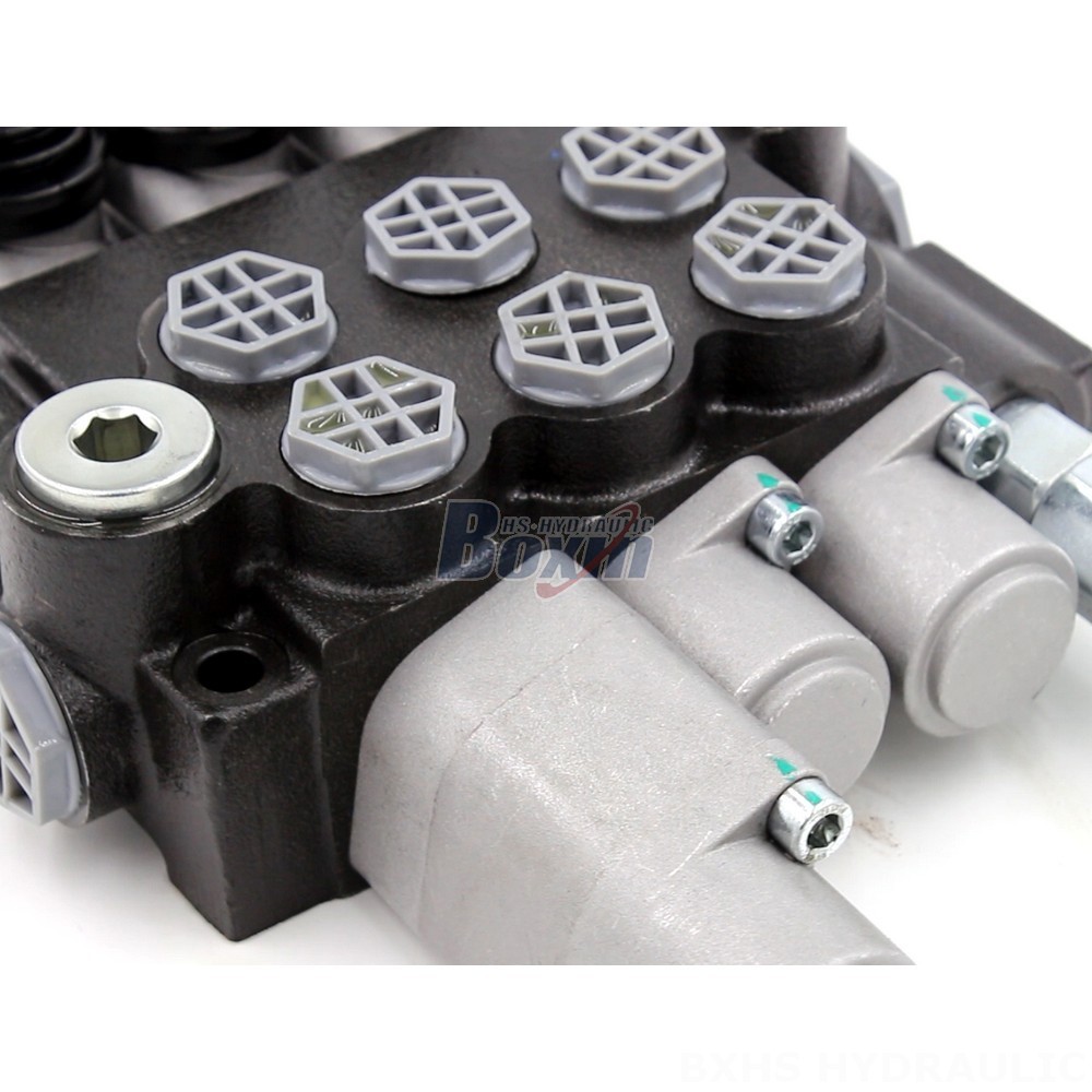 Hydraulic Monoblock Solenoid Control Valve P40-G12-G38 3-Way Hydraulic Valve | Wholesale & OEM detail image