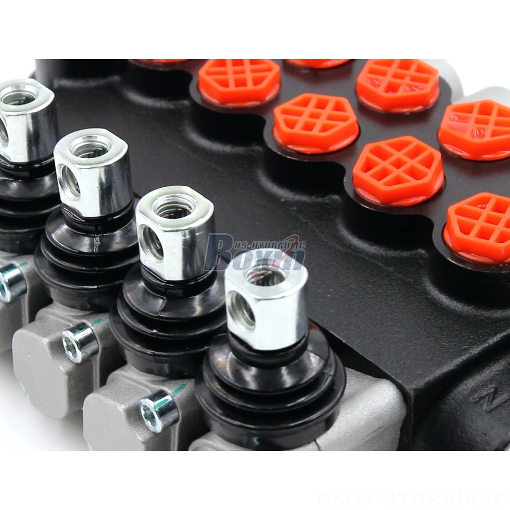 Selector Valve P40-G12-G38 Manual 5 Spool Monoblock Directional Valve | Wholesale & OEM detail image