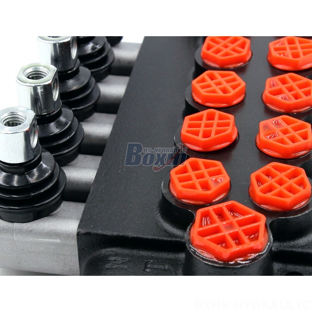 Selector Valve P40-G12-G38 Manual 5 Spool Monoblock Directional Valve | Wholesale & OEM detail image