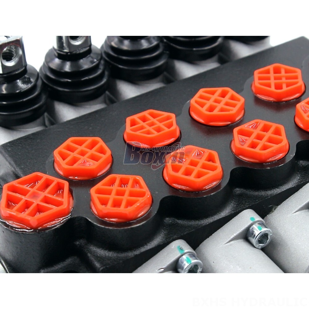 Selector Valve P40-G12-G38 Manual 5 Spool Monoblock Directional Valve | Wholesale & OEM detail image