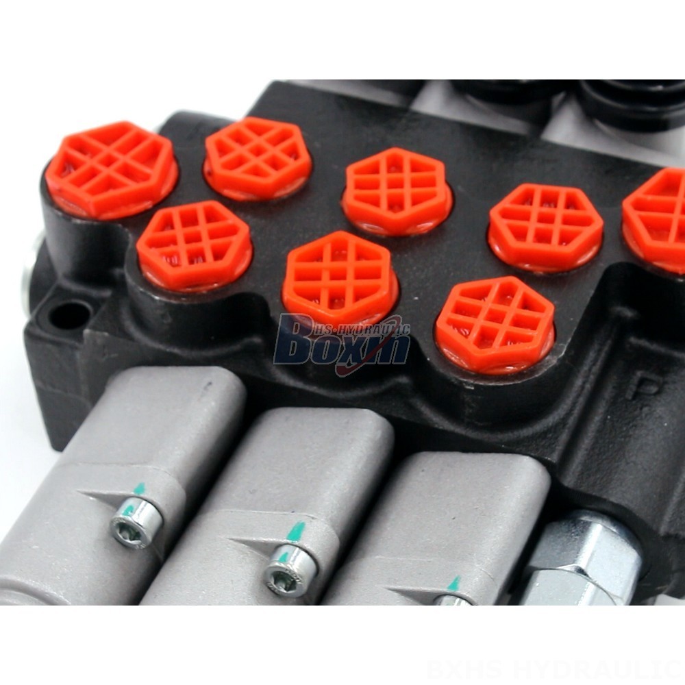 Remote Control Hydraulic Valve Manual 3 Spool Monoblock Directional Valve: Factory Supply & OEM detail image