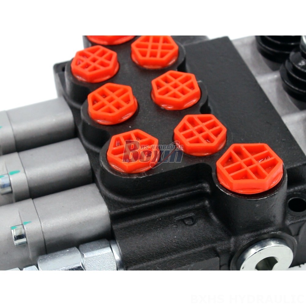 Remote Control Hydraulic Valve Manual 3 Spool Monoblock Directional Valve: Factory Supply & OEM detail image
