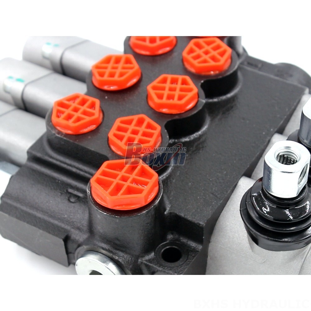Remote Control Hydraulic Valve Manual 3 Spool Monoblock Directional Valve: Factory Supply & OEM detail image