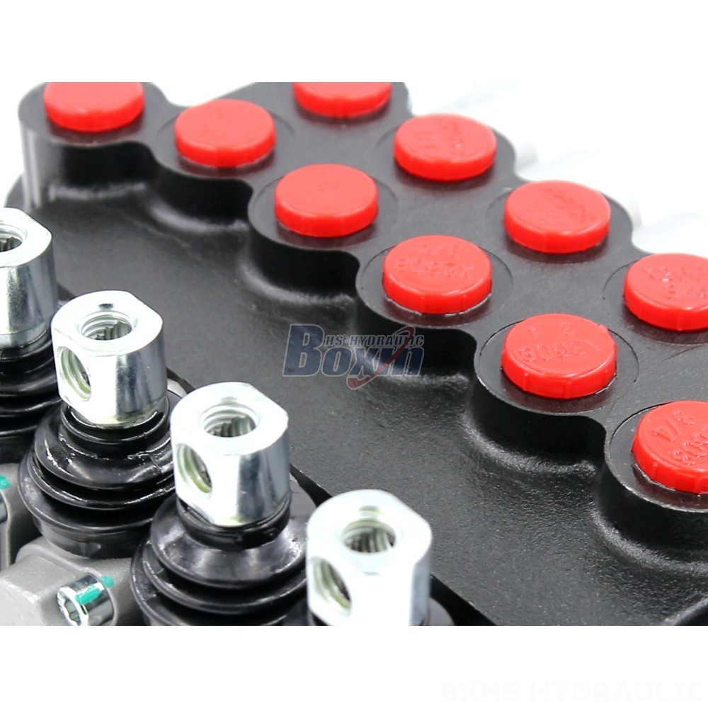 Dcv Solenoid Valve P40-U34-U68 Manual 5 Spool Monoblock Directional Valve | Factory Direct detail image