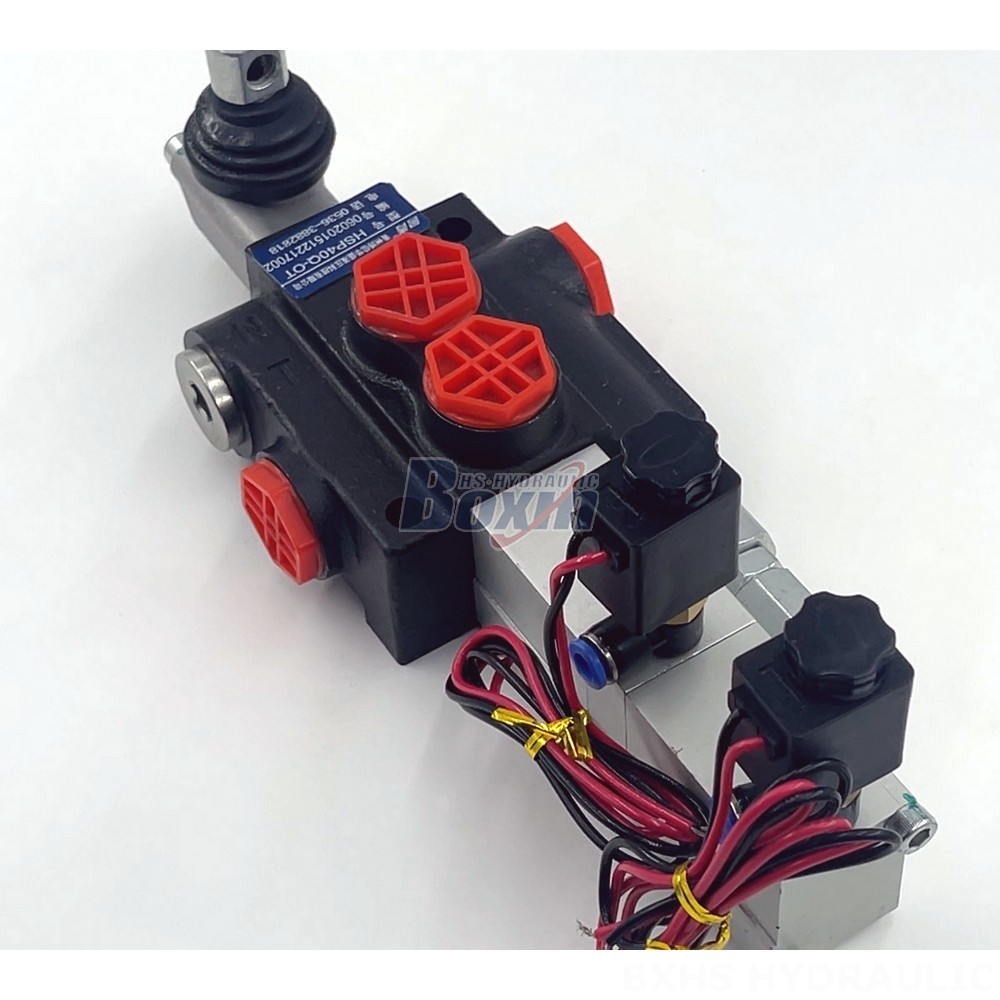 3 Spool Hydraulic Directional Control Valve P40 Electro-pneumatic Monoblock Directional Valve detail image
