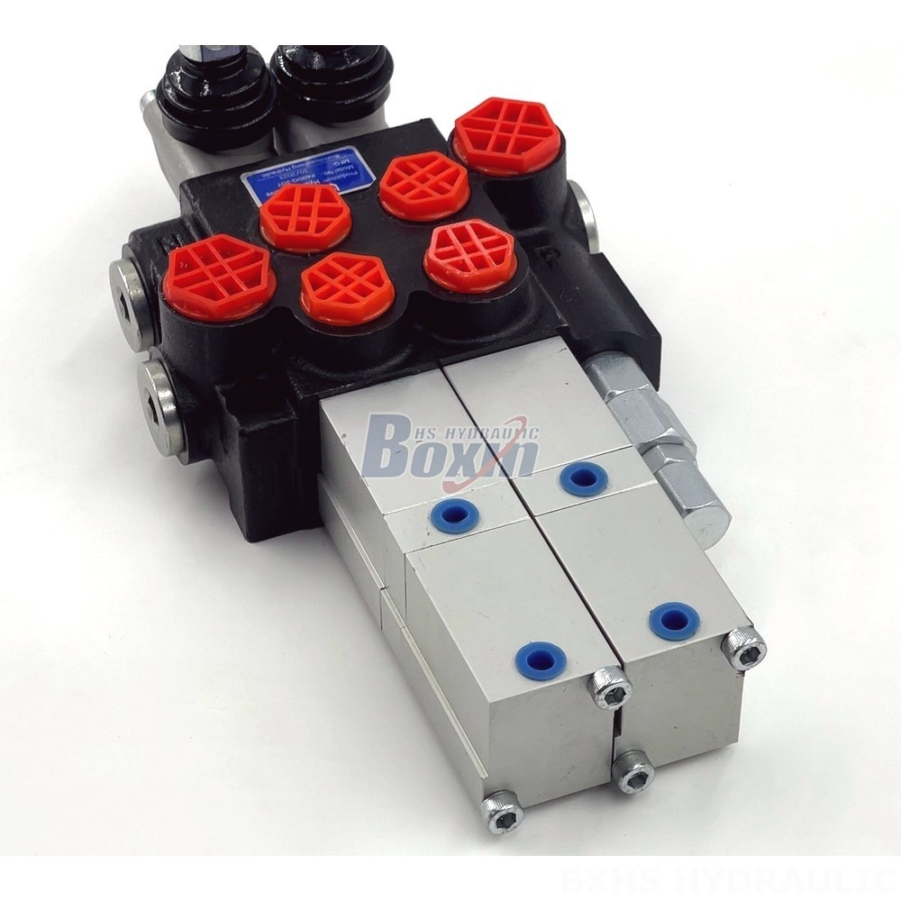 Proportional Directional Control Valve Hydraulic Pneumatic 2 Spool Valve detail image