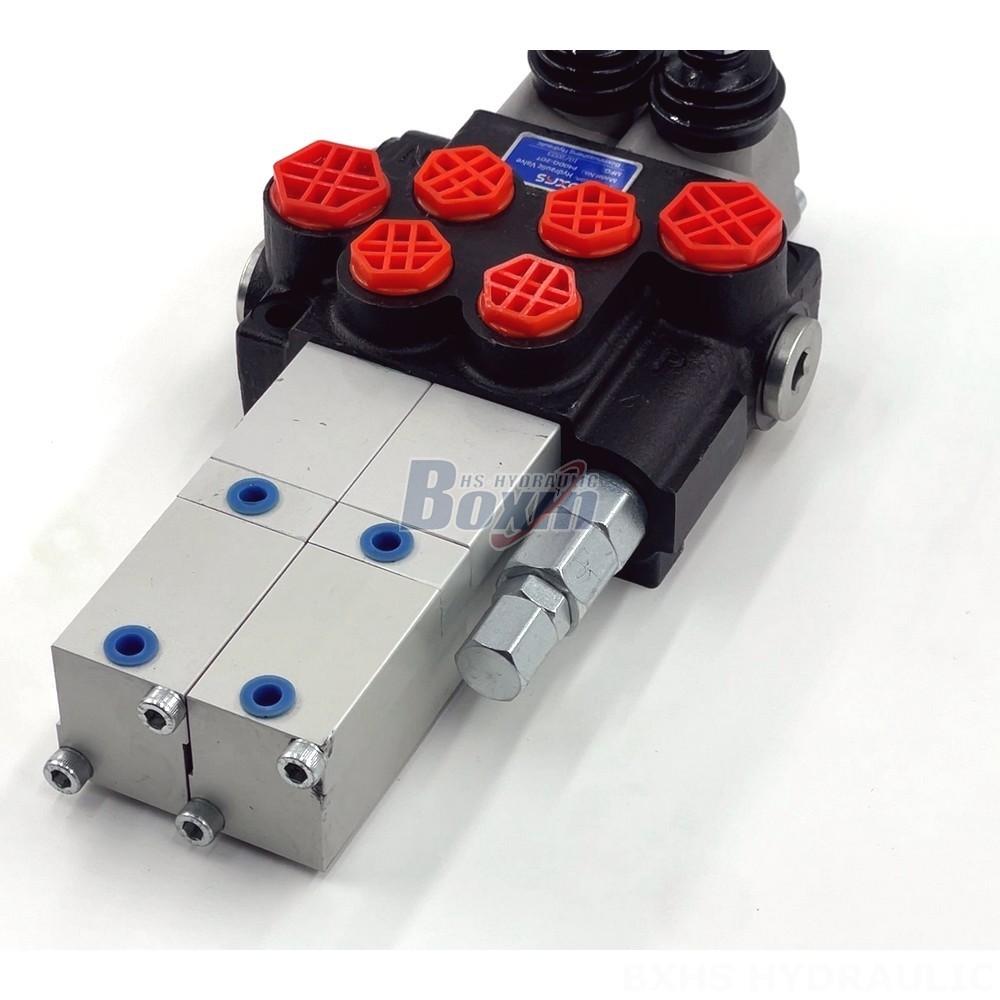 Proportional Directional Control Valve Hydraulic Pneumatic 2 Spool Valve detail image
