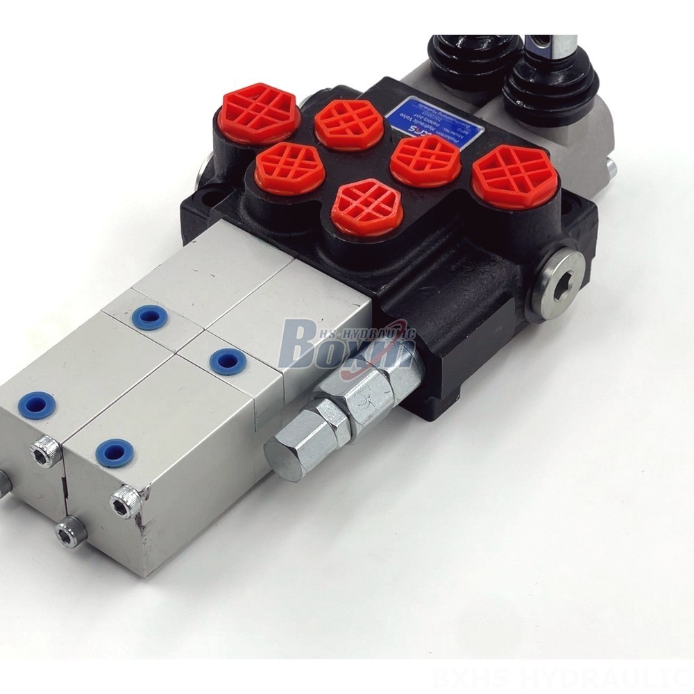 Hydraulic 6 Port Solenoid Diverter Selector Valve Pneumatic Valve detail image