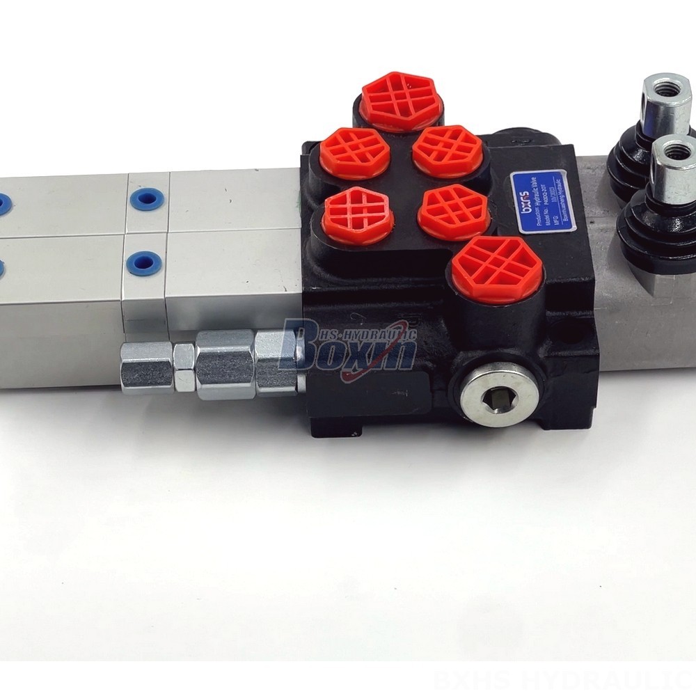 Hydraulic 6 Port Solenoid Diverter Selector Valve Pneumatic Valve detail image