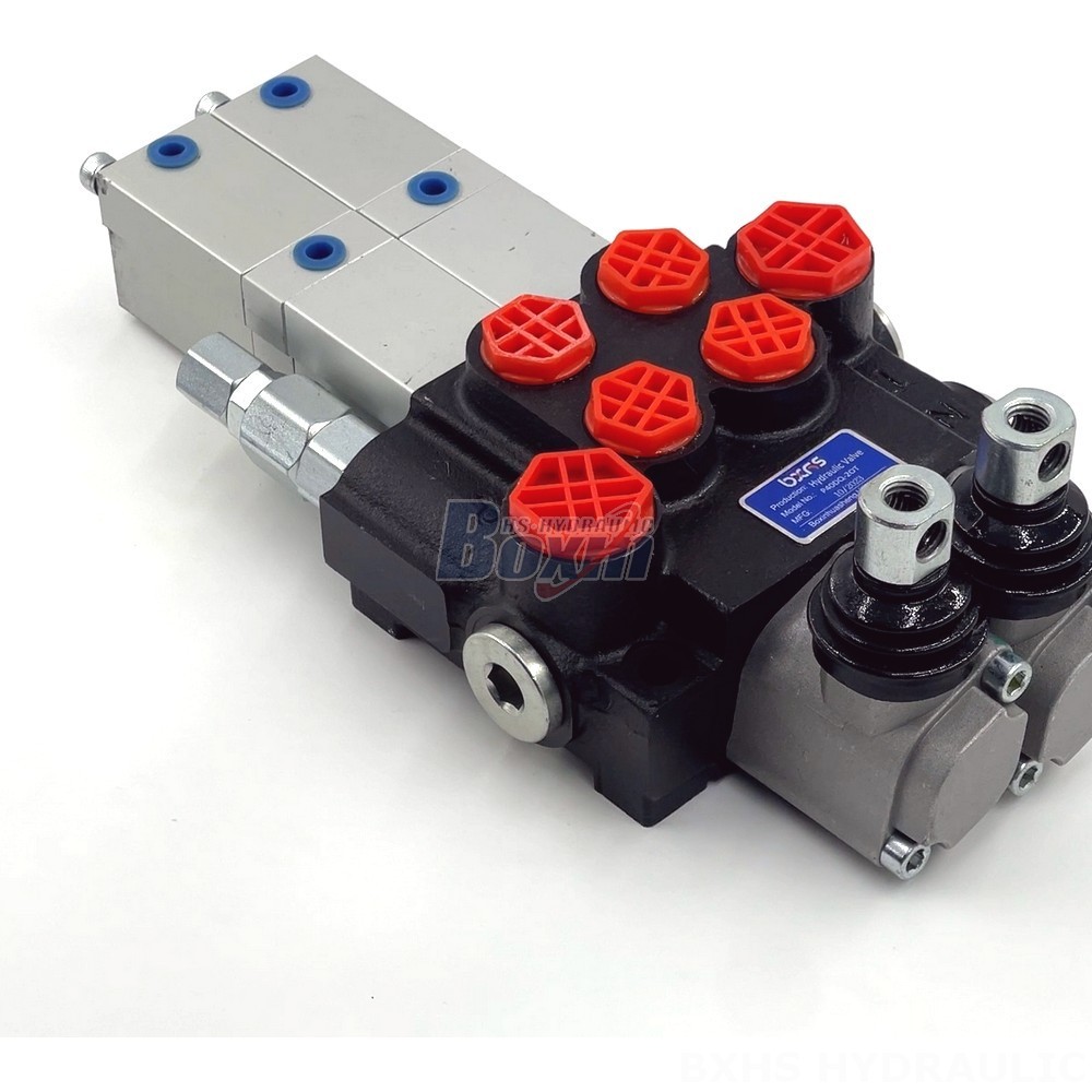 Hydraulic 6 Port Solenoid Diverter Selector Valve Pneumatic Valve detail image