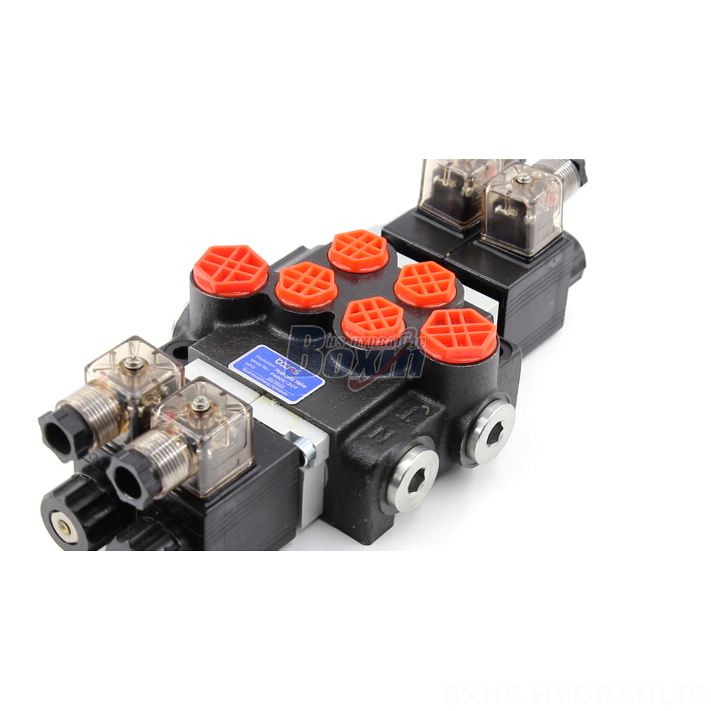 Pressure Control Valve Price High-Performance P40 Solenoid 2 Spool Monoblock Directional Valves detail image