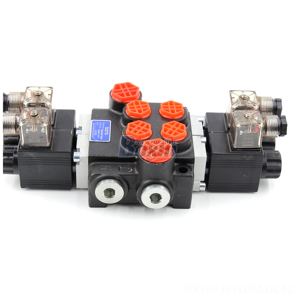 Pressure Control Valve Price High-Performance P40 Solenoid 2 Spool Monoblock Directional Valves detail image