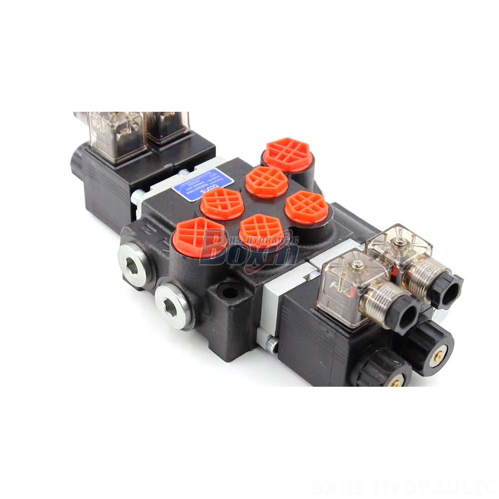 Pressure Control Valve Price High-Performance P40 Solenoid 2 Spool Monoblock Directional Valves detail image