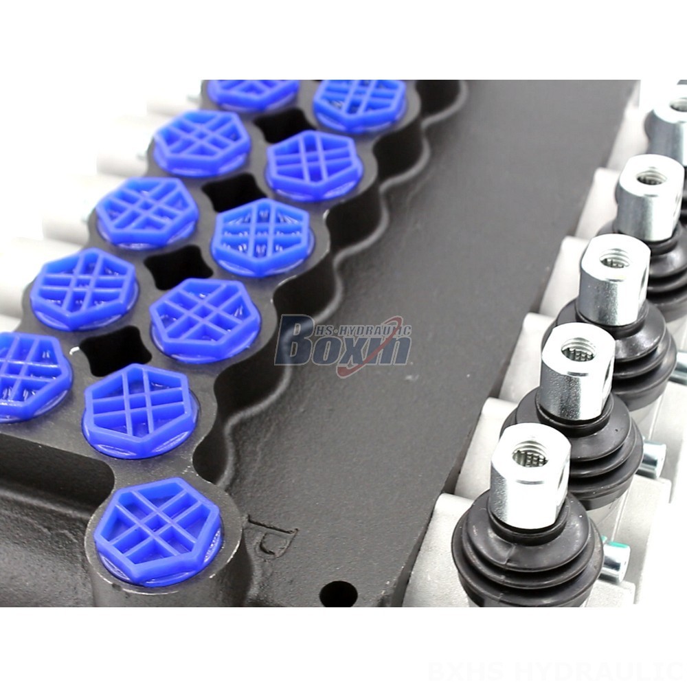 Three Way Hydraulic Control Valve P80-AQF-G Series Monoblock Directional Valve: Wholesale & OEM detail image